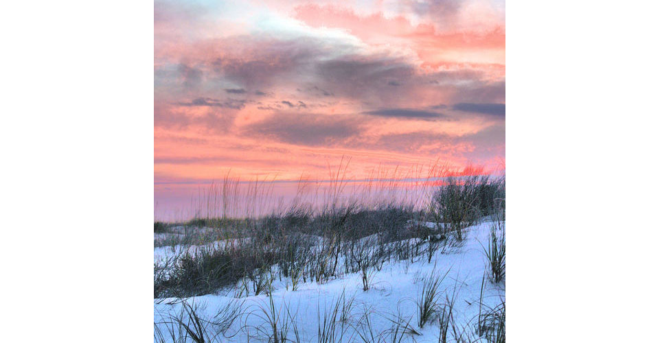 Perdido Key sunset over beach